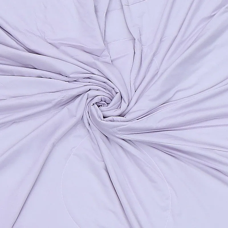 Monte Carlo Softelle Solid Polyester Reversible Comforter (Sea Green & Purple) - 110 GSM media 6