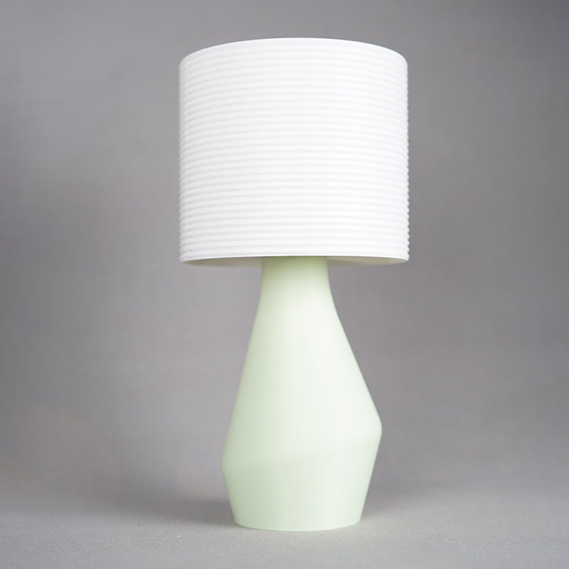 Pure Flare 3D Printed Table Lamp - White,Green media 6