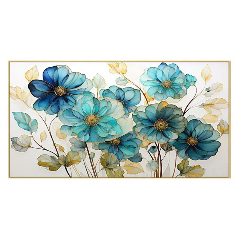 Mica Flower Wall Painting media 3