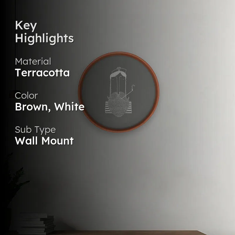 Smokelines Terracotta Wall Plate media 2