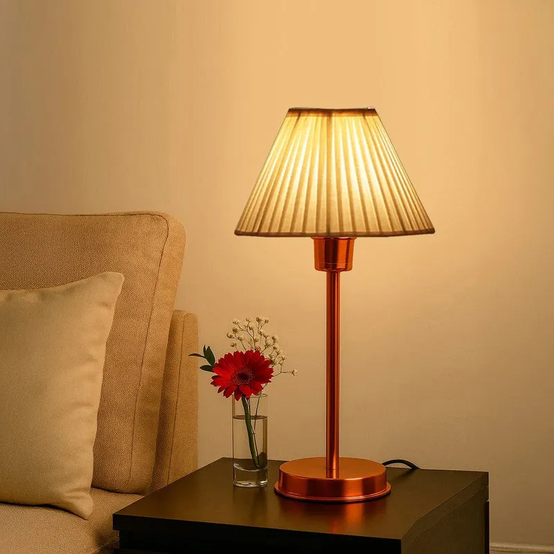 Kavira Leno Metal Table Lamp - OffWhite media 3
