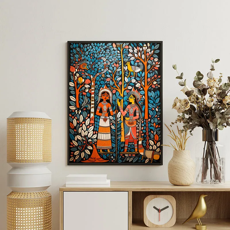 Holy Feminine Gather Canvas Wall Art media 3