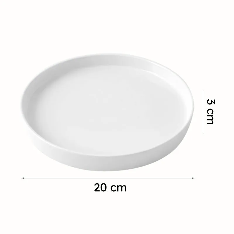 QuickBite  Porcelain (Large) Quarter Plates - Set of Two - 7