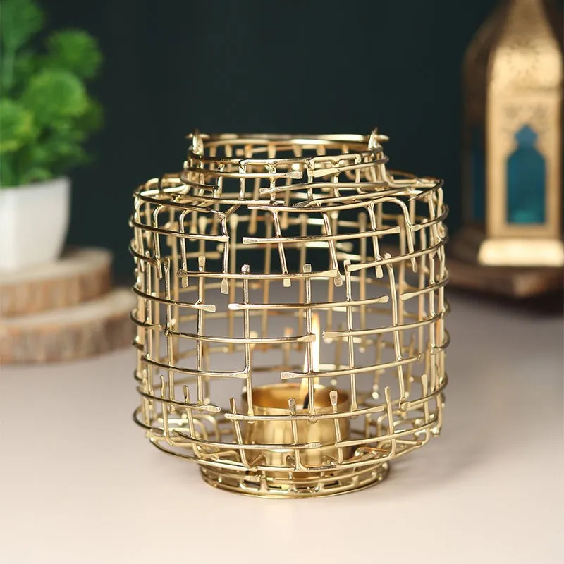 Armon Tealight Candle Holder - Gold media 4