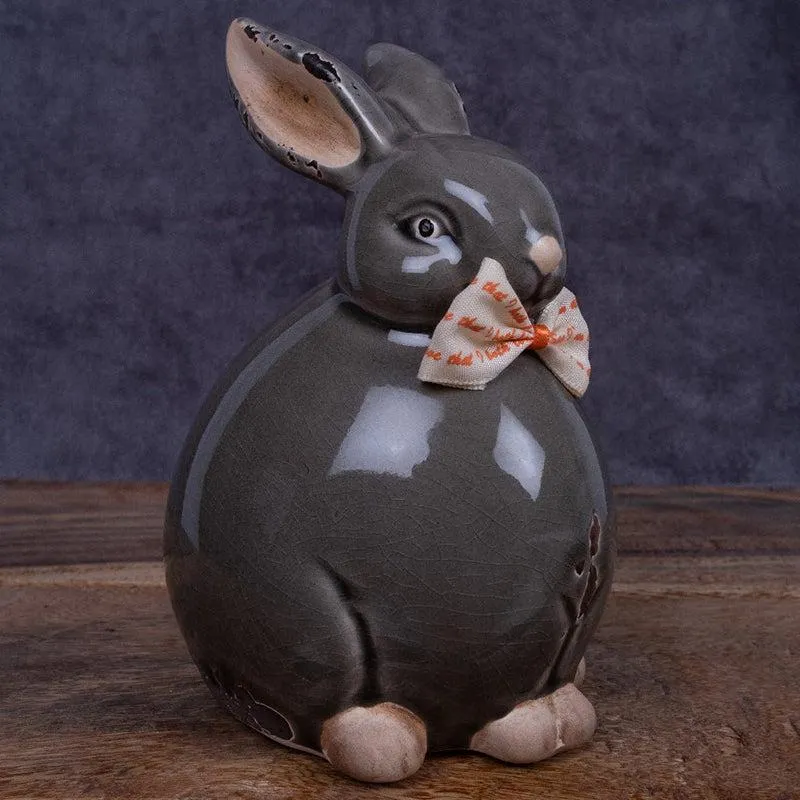 Bunny Dreams Ceramic Showpiece media 1
