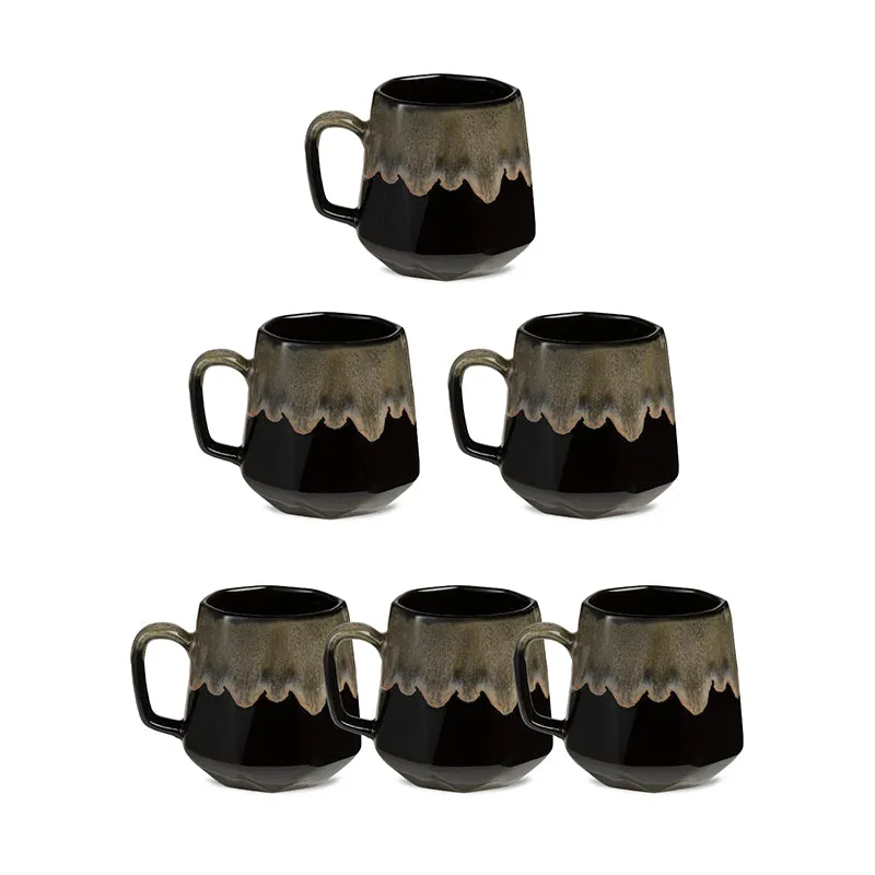 Sorena Ceramic Coffee Mug (220 mL Each) - Set of Six media 4