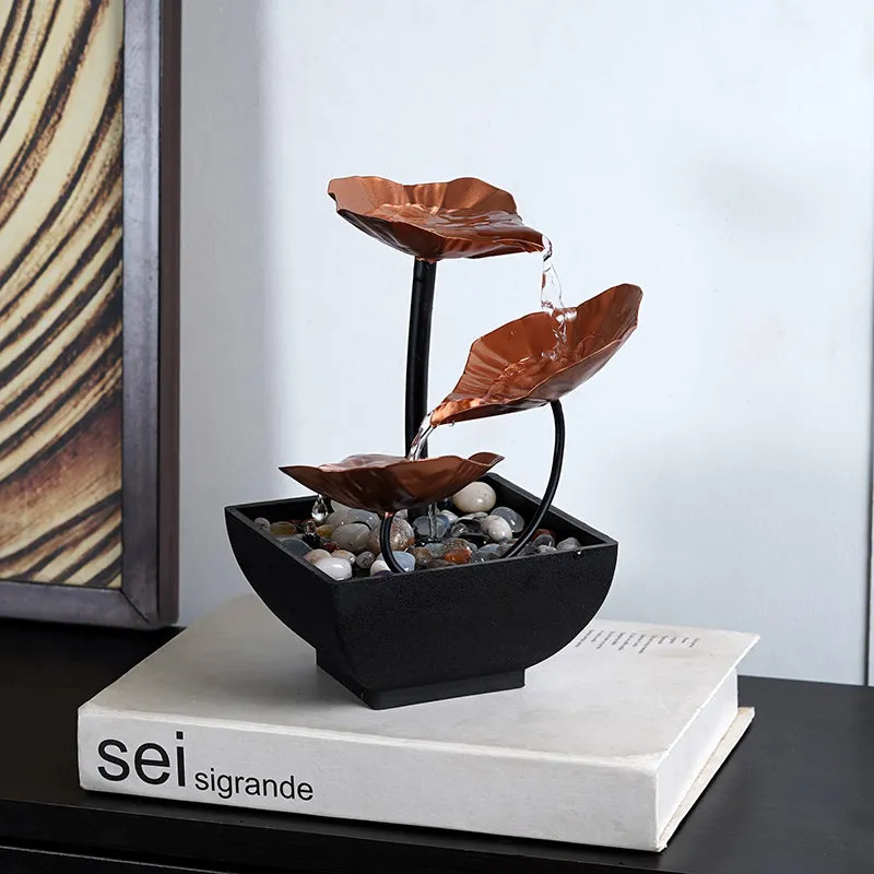 Lily Flow Table Top Fountain - Copper media 7