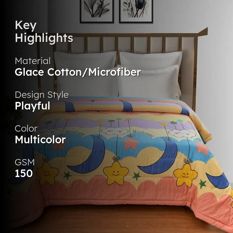 Starry Night Microfiber Kids Comforters - 150 GSM media 2