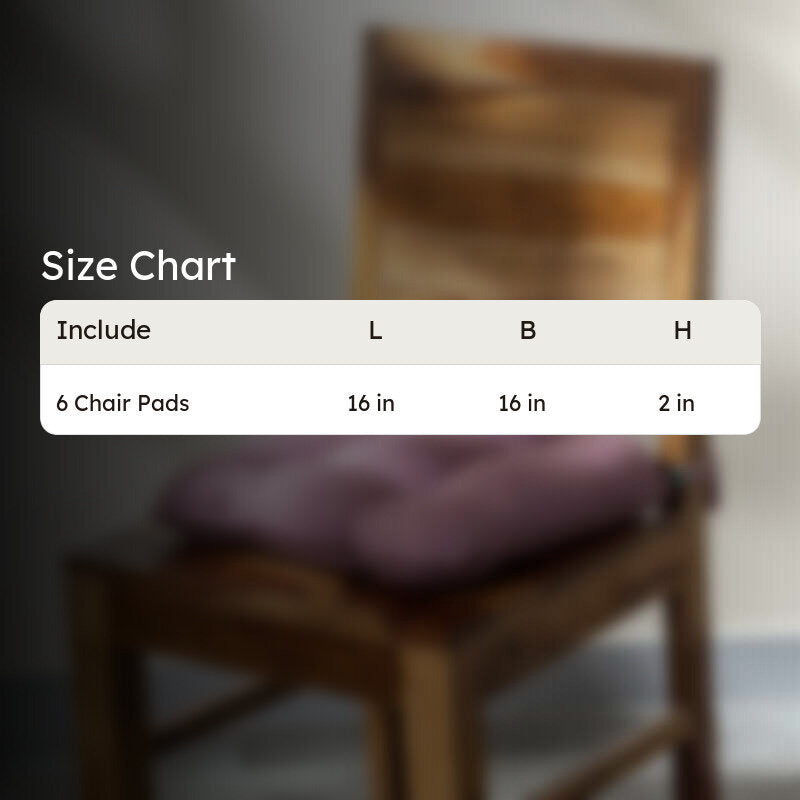 Sylvia Chair Pad (Lilac Purple) - Set Of Six media 5
