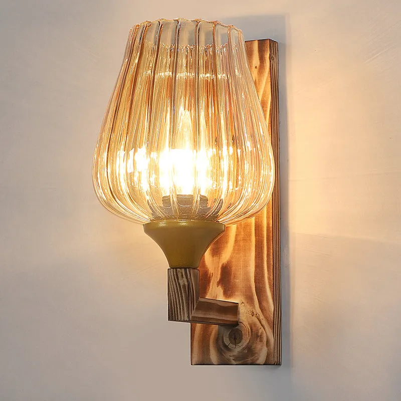 Muse Wooden Wall Lamp media 5