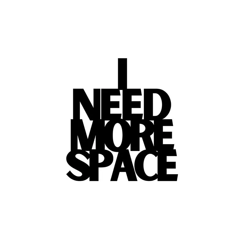 I Need More Space Iron Wall Accent media 3