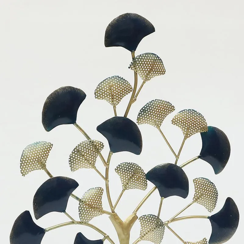 Steel Magnolia Metal & Wood Showpiece media 4