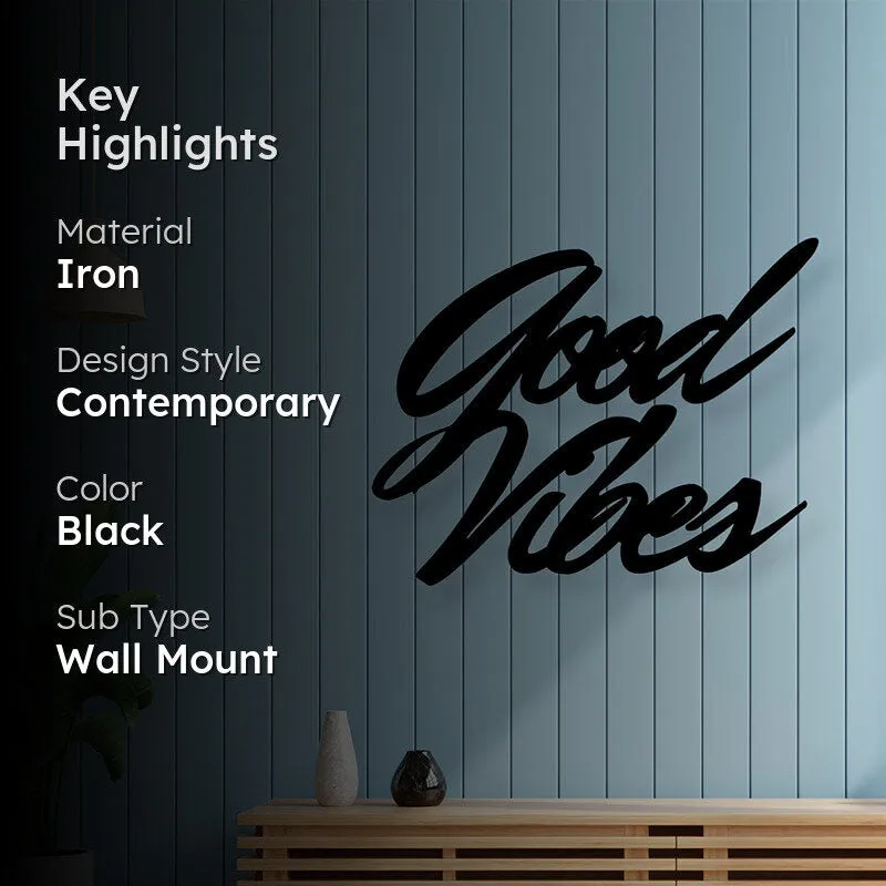 Good Vibes Iron Wall Accent media 2