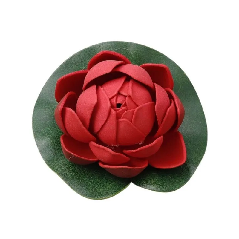 Timeless Floating Artificial Lotus - Red media 5