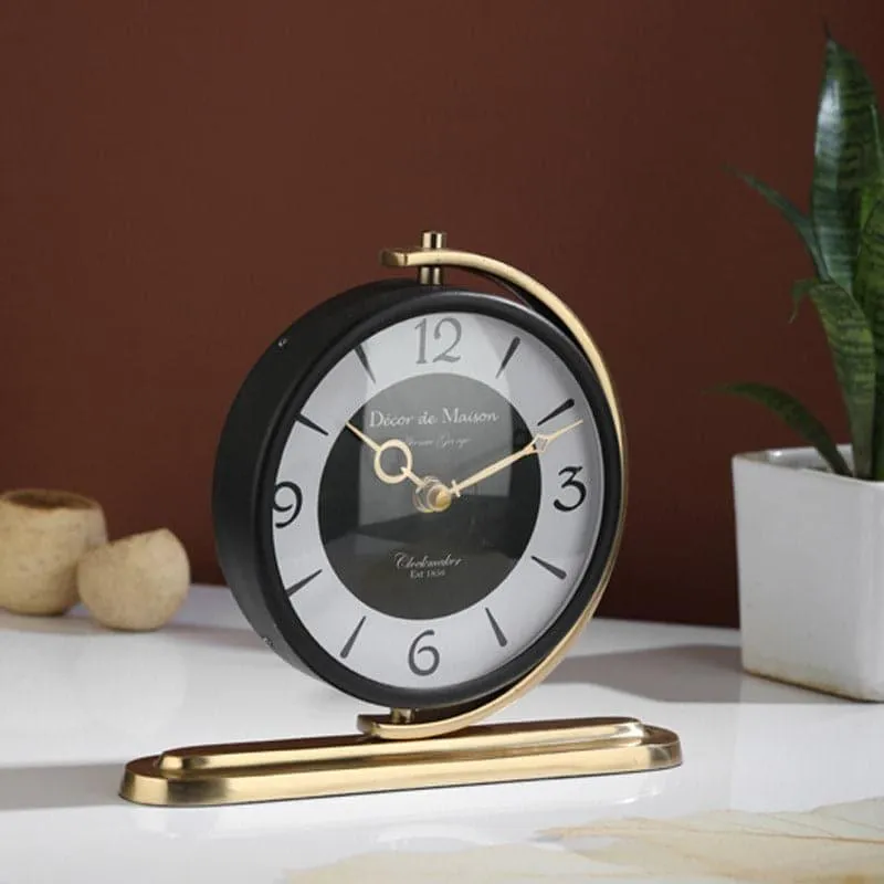 Calypso Table Clock - Gold media 1