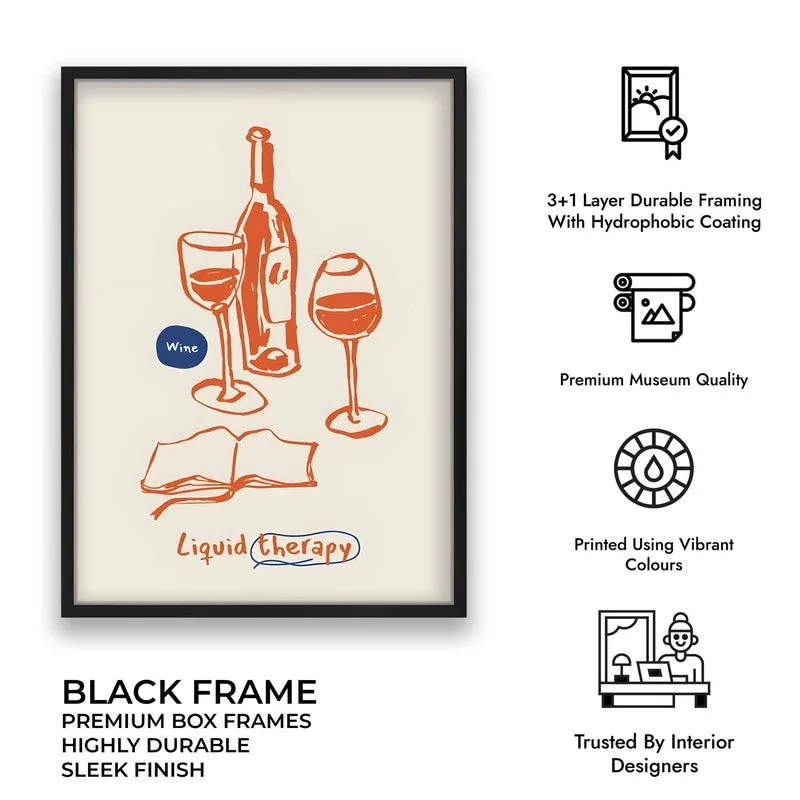 Scarlet Sangria Archival Canvas Wall Art - Black media 10