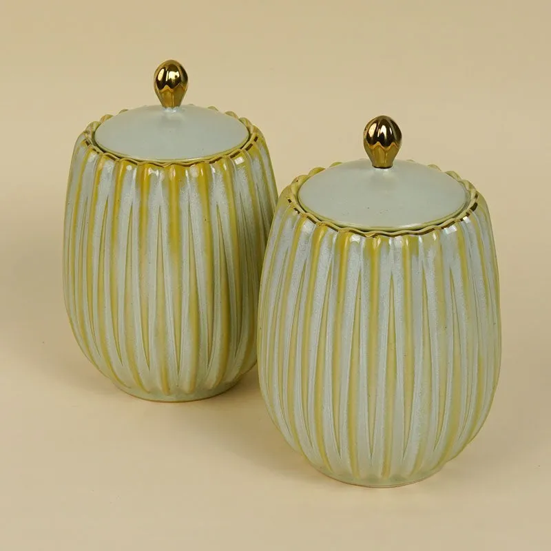 Vajra Light Green Storage Container (1200 mL Each) - Set Of Two media 3