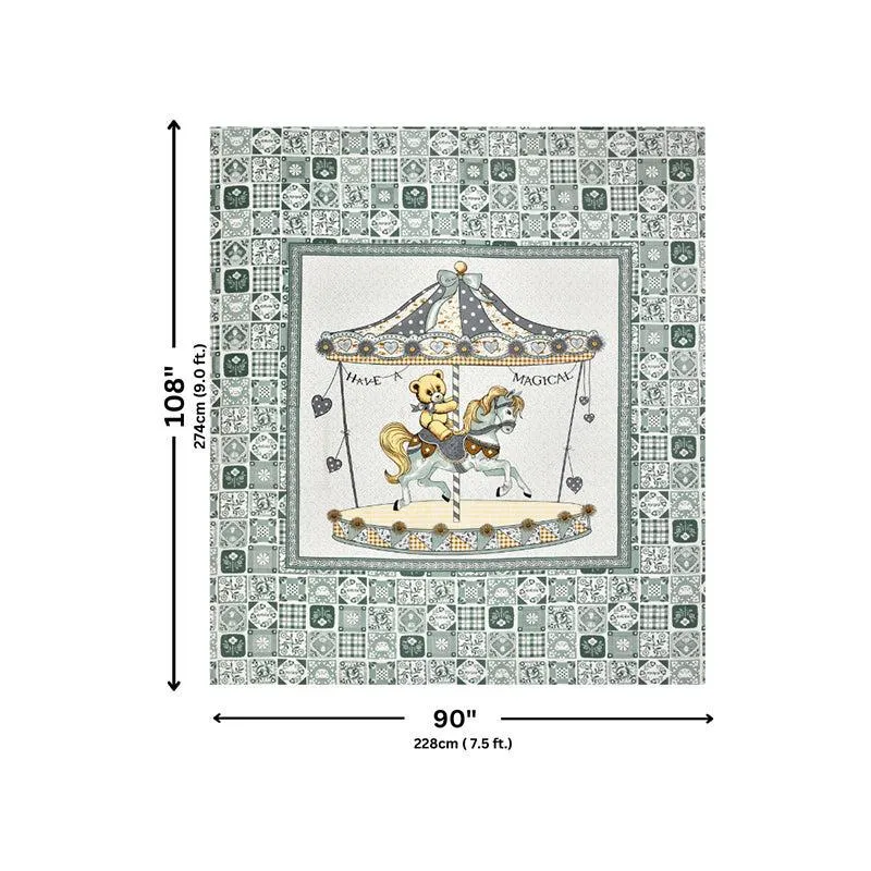 Candy Kingdom Kids Cotton Bedsheet (Green) - 140 TC media 6