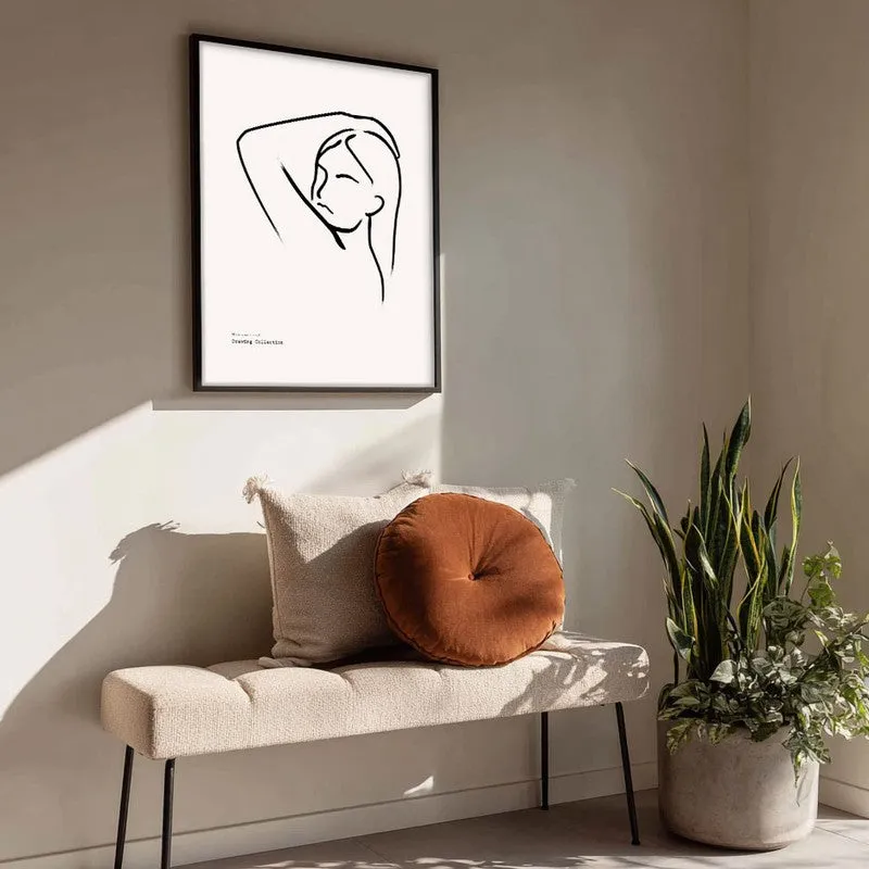 Soft Incline Canvas Wall Painting With Black Frame media 4