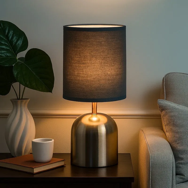 Noira Metal Table Lamp - Black,Silver media 1