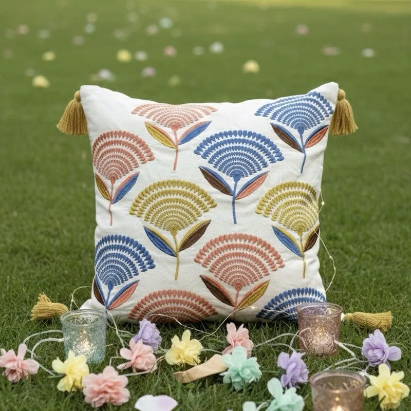 Bloom Gallery Embroidered cushion cover media 5