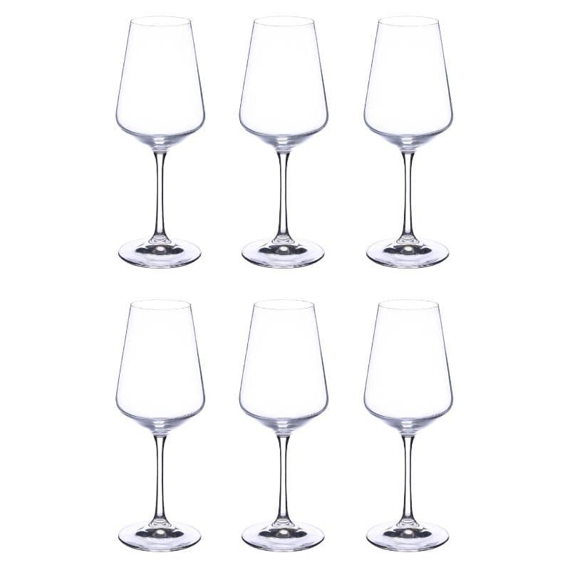 Stella Bohemia Crystal Red Wine Glasses (350 mL Each) - Set Of Six media 3