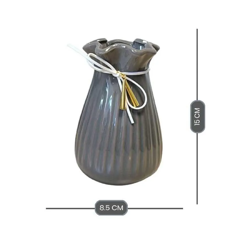 Quirky Symmetry Vase - Grey media 6