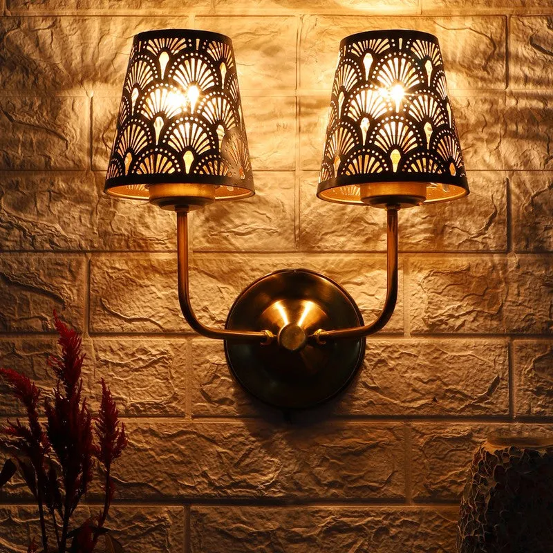 Filigree Duo Metal Wall Lamp media 4