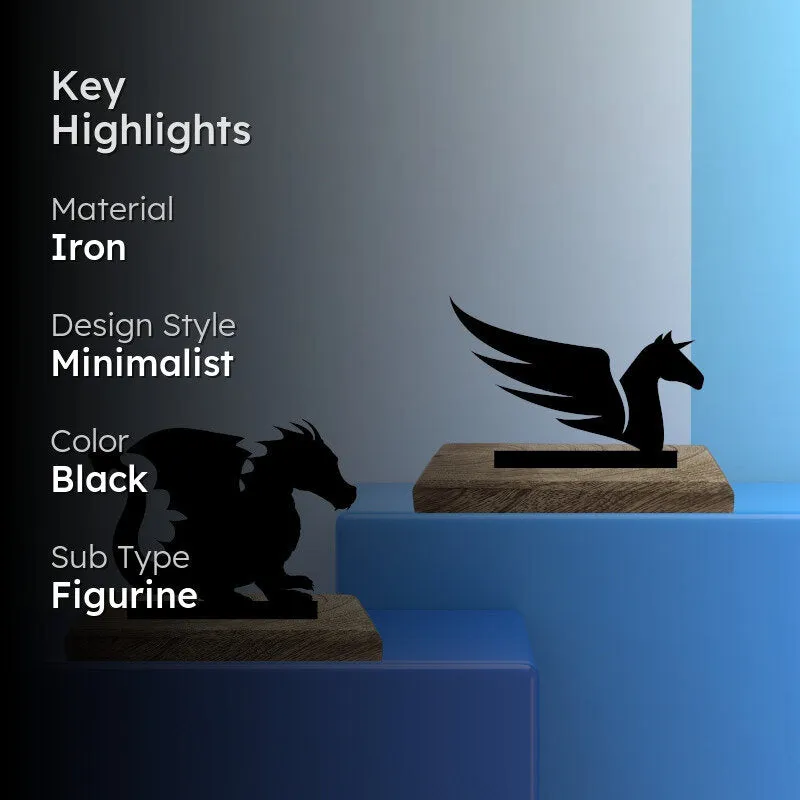 Legendary Beasts Showpiece - Set Of Two media 2