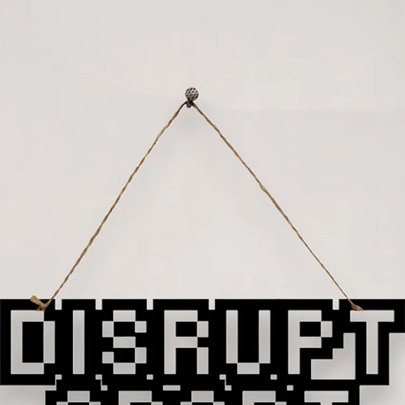 Disrupt,Adapt,Evolve Mild Steel Wall Accent media 4