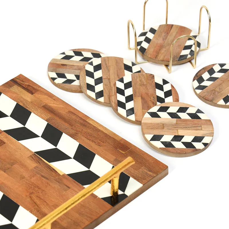 Rajasi Platter With Coaster - Eight Piece Set media 6