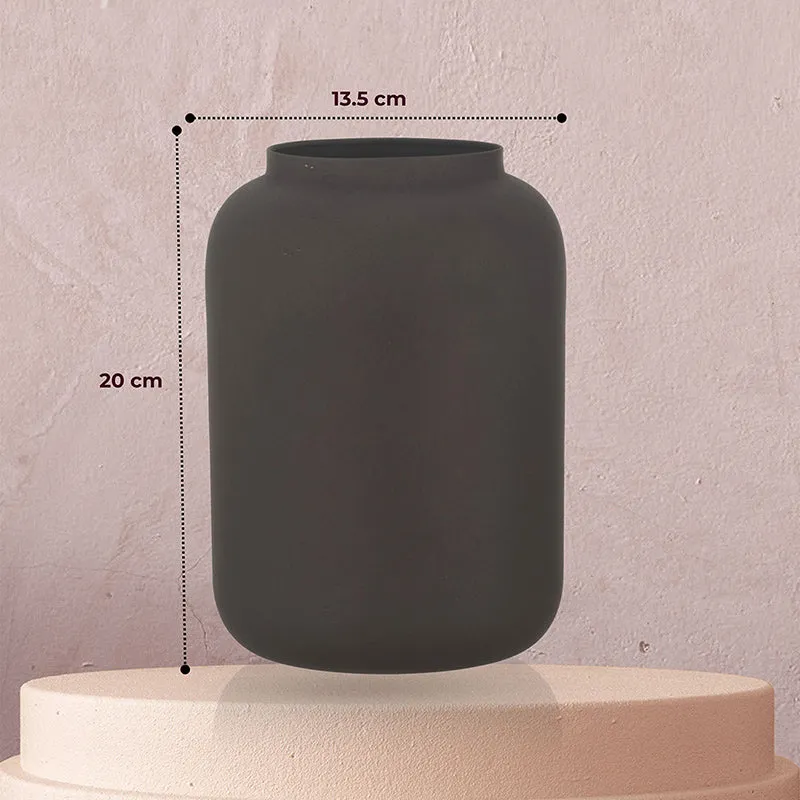 Alexis Metal Vase - Black media 6