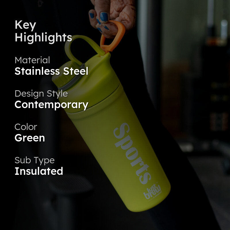 Sporty Sip Insulated Sipper (Green) - 800 mL media 2