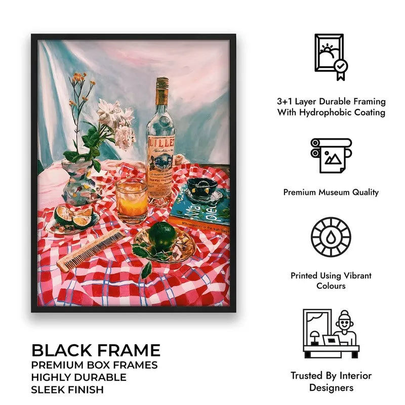 Dining Opulence Archival Canvas Wall Art - Black media 10
