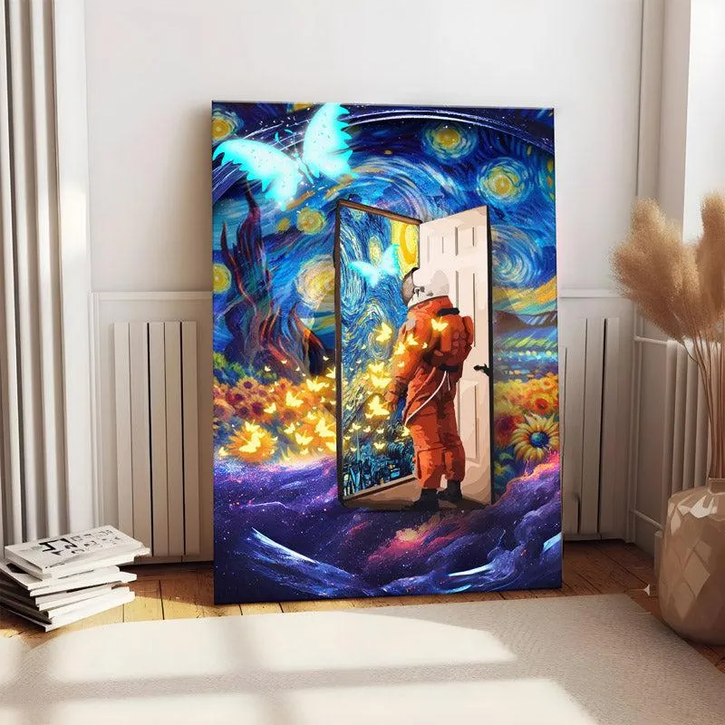 Mystic Astro Portal Wall Painting media 2