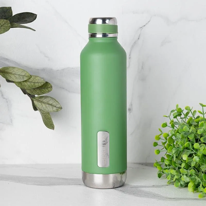 Bristo Sip Hot & Cold Thermos Water Bottle (Green) - 750 mL media 1