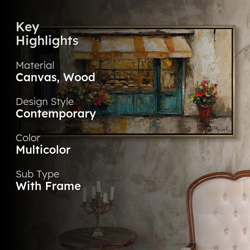 Windowed Canvas Wall Painting With Frame media 2