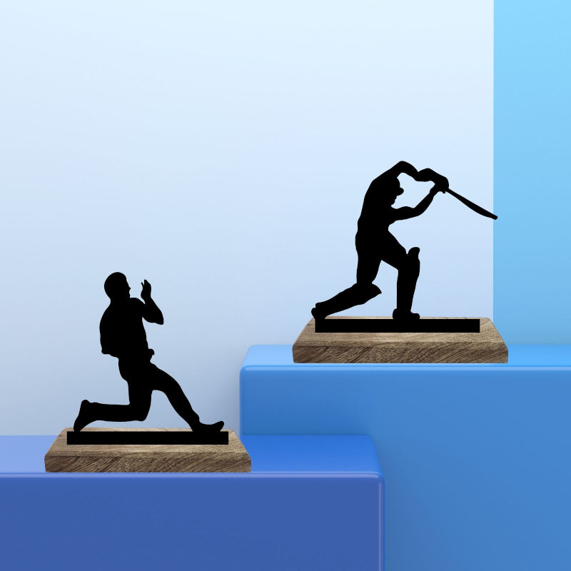 Cricketer Showpiece - Set Of Two media 3