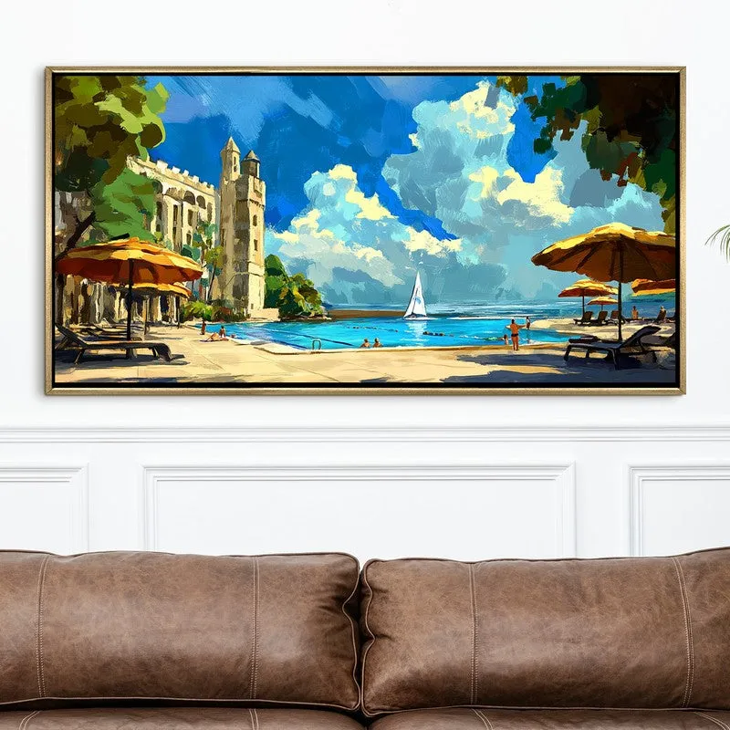 Sunhold Canvas Wall Painting With Frame media 4