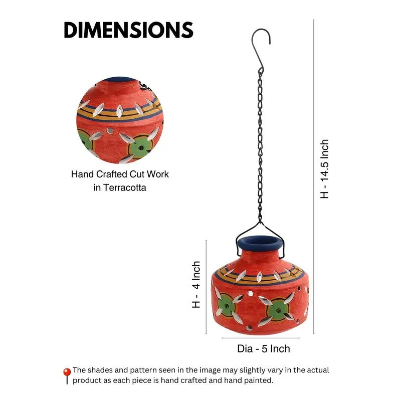 Mandala Magic Tea Light Holders - Red,Blue media 8