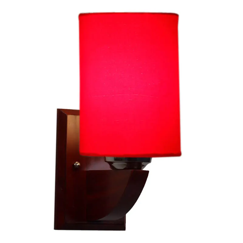 Gory Cylindrical Wooden Wall Lamp media 4