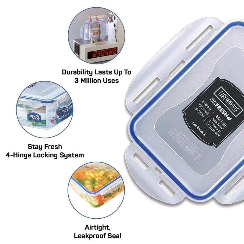 Lock Safe Storage Container (1600 mL Each) - Set Of Two media 7