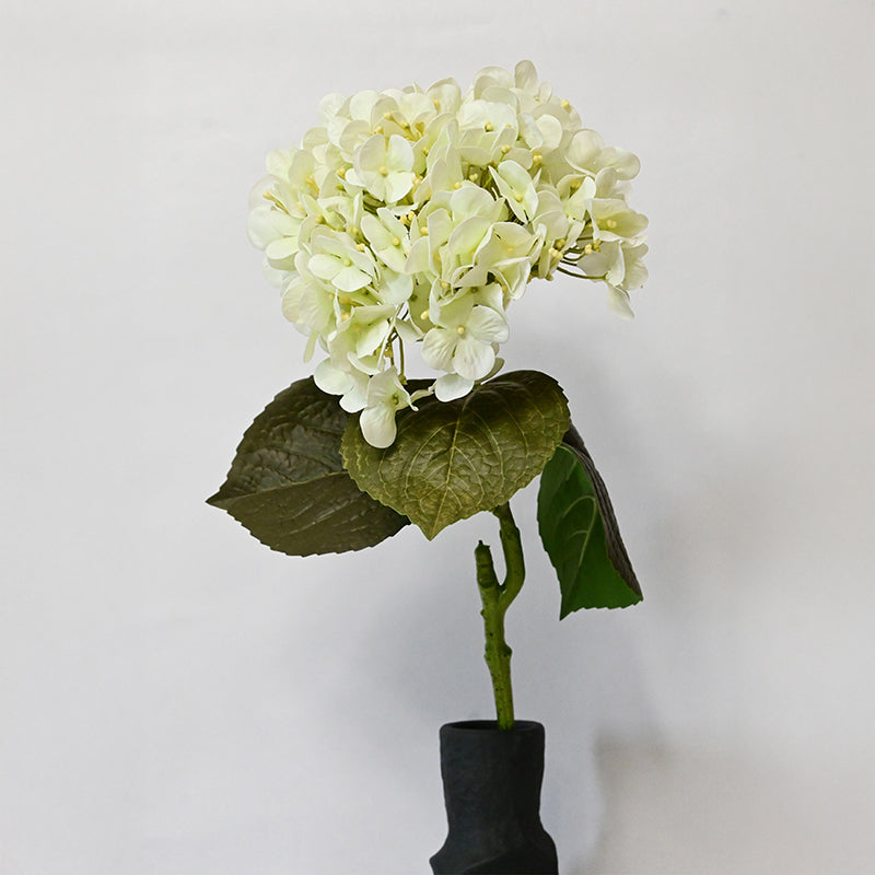 Caelia Artificial Hydrangea Stick - White media 5