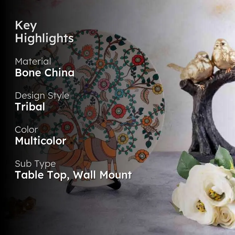 Gond Gatha Decorative Wall Plates media 2