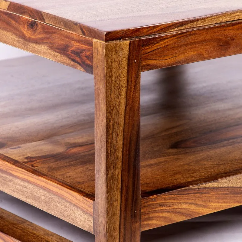 Erixon Sheesham Wooden Center Table - Dark Brown media 6