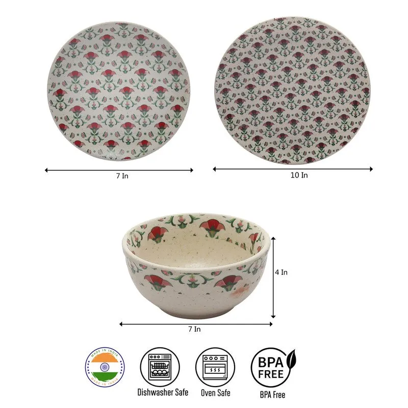 Rosetta Stoneware Dinner Set - 12 Piece Set media 9
