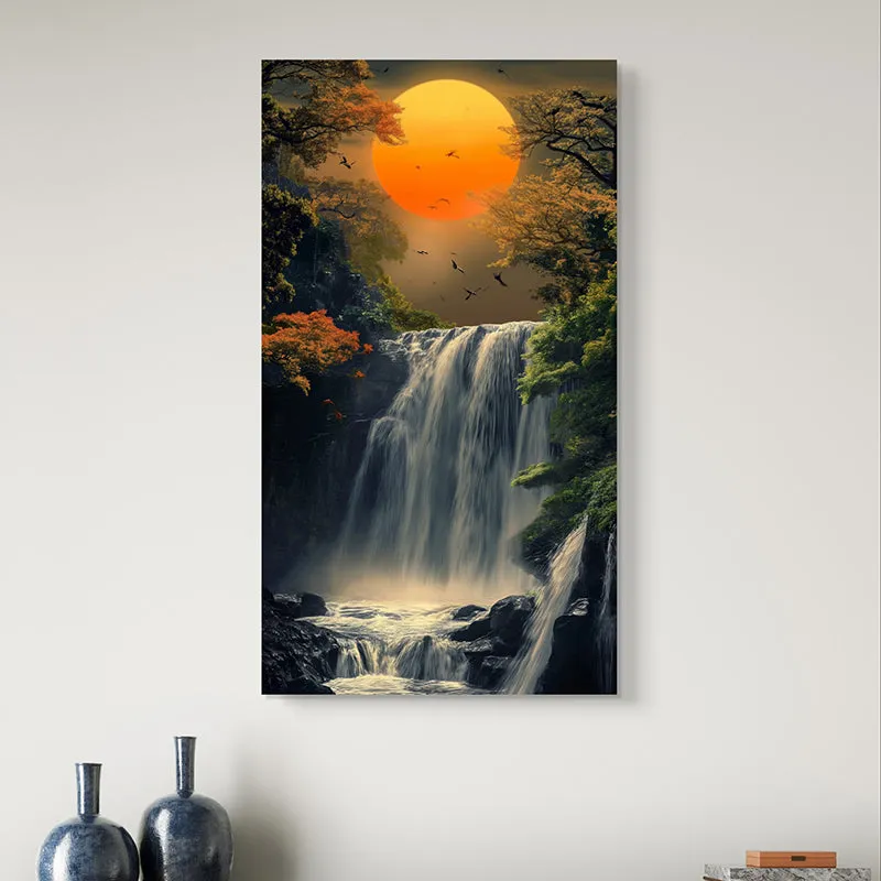 Serengetti Cascades Canvas Wall Painting media 1