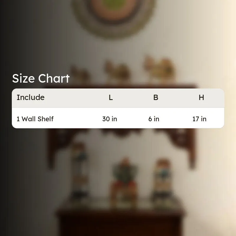 Aria Teak Wood Shelve media 9