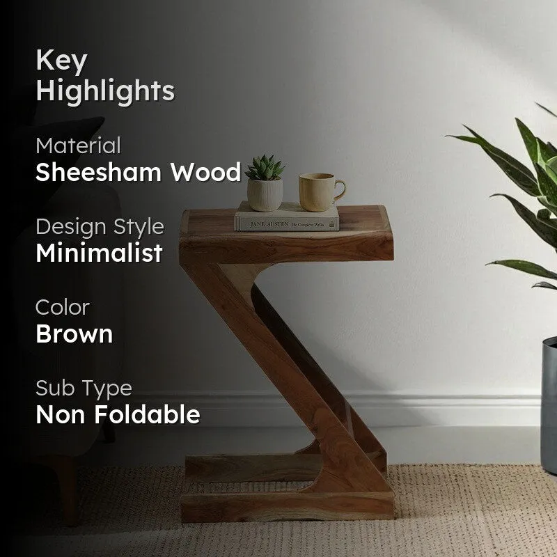 Montero Sheesham Wood Side & Bedside Tables - Brown media 2