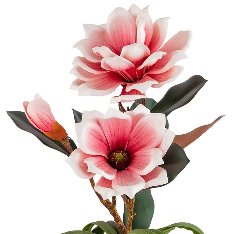 AarviDecor Rosy Blossom Foam Artificial Plants media 7